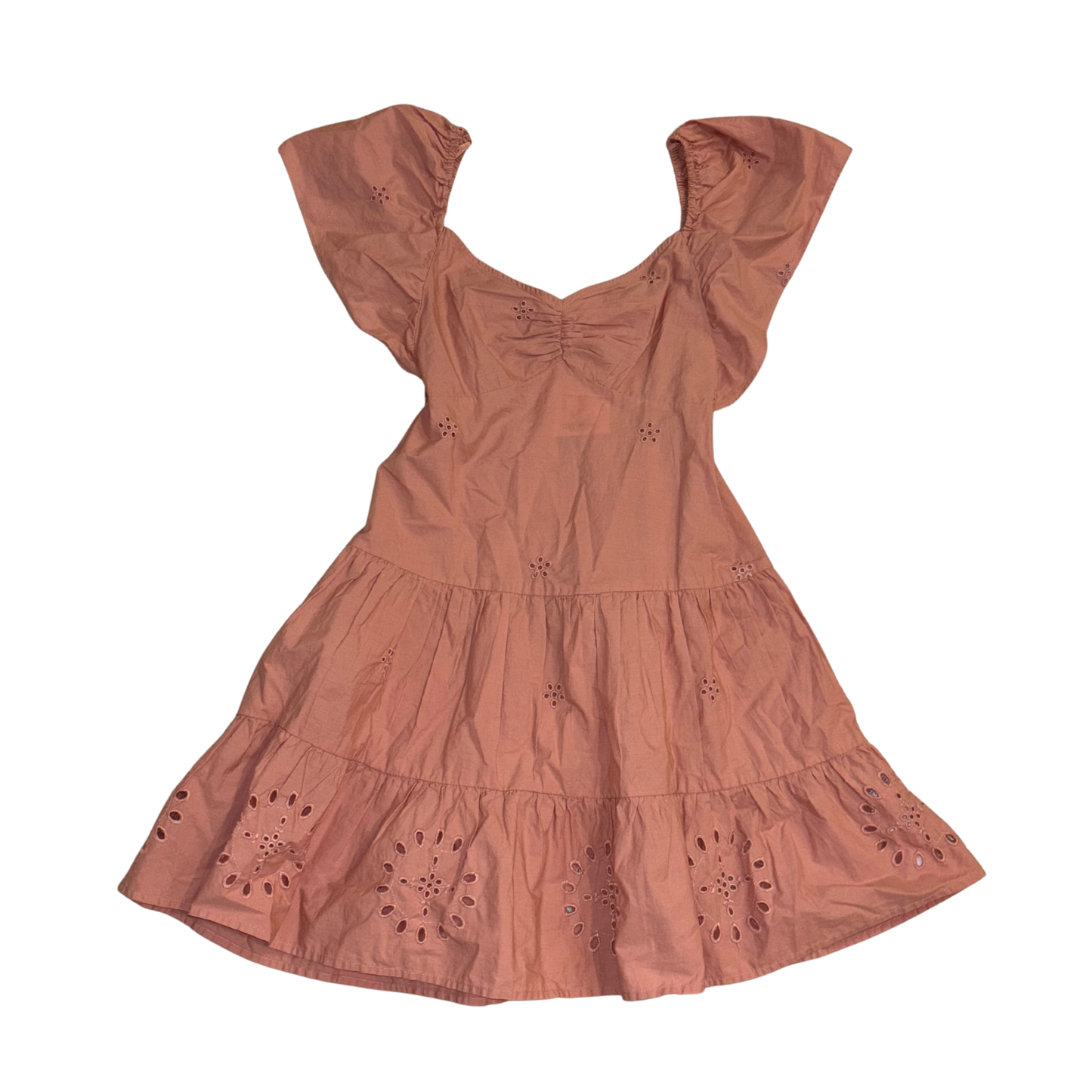 Zara Pink Floral Detail Mini Dress