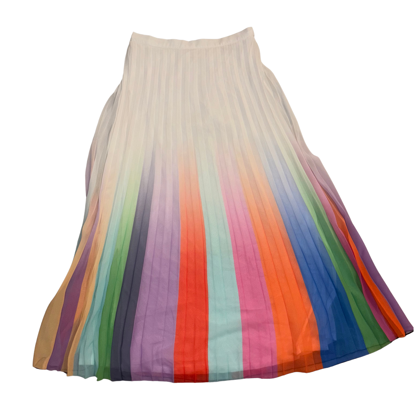 Hush Pleated Rainbow Maxi Skirt