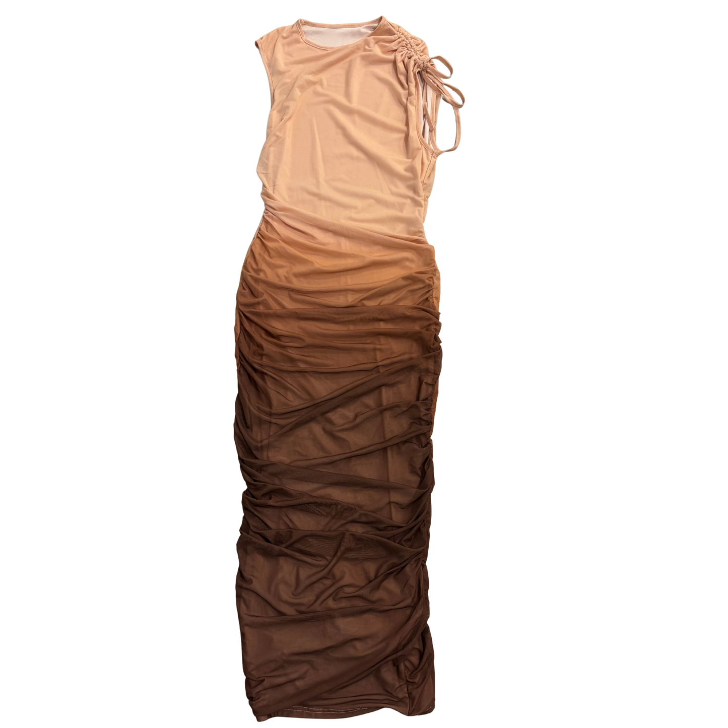 Ombre Mesh Maxi Dress