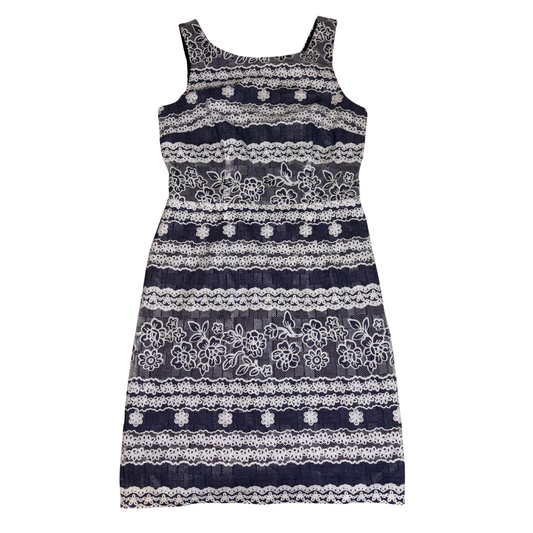 Muse Navy & White Dress