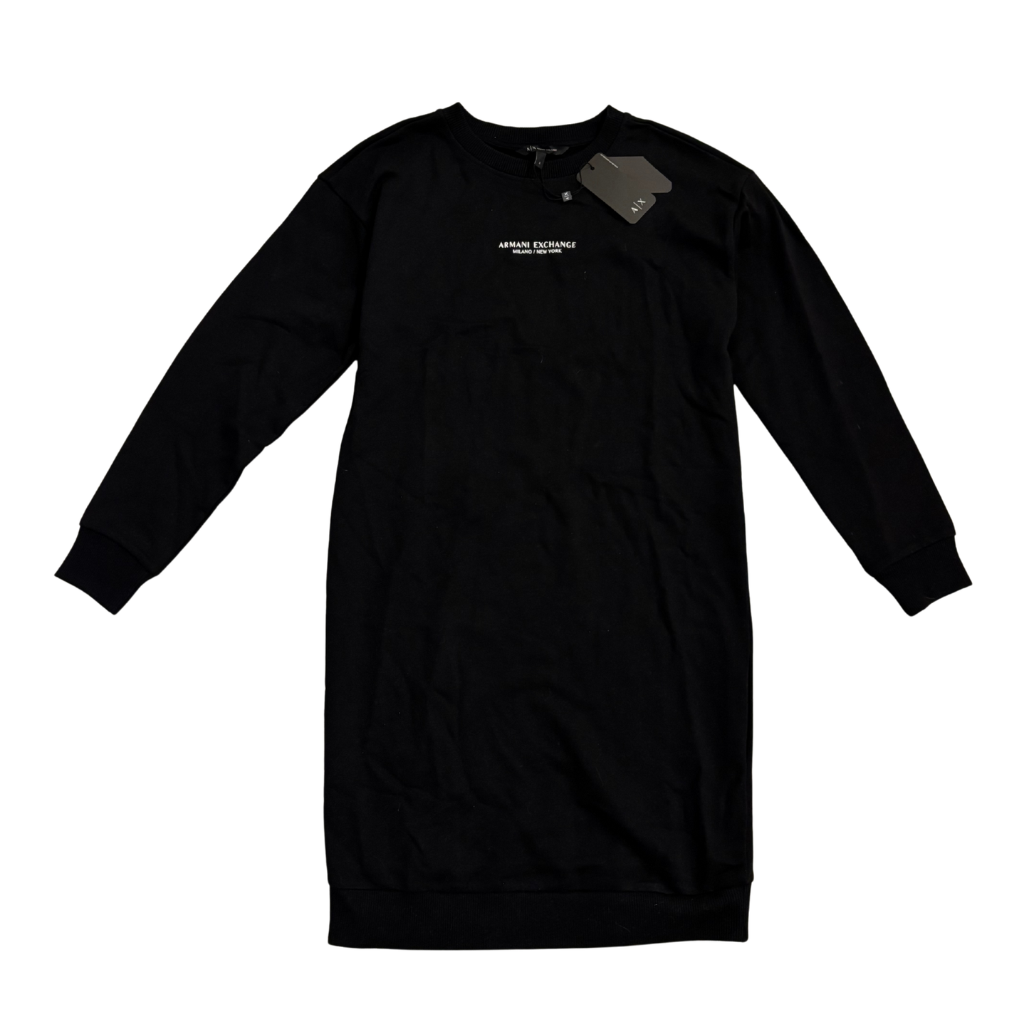 Armani Exchange Black Jumper Dress