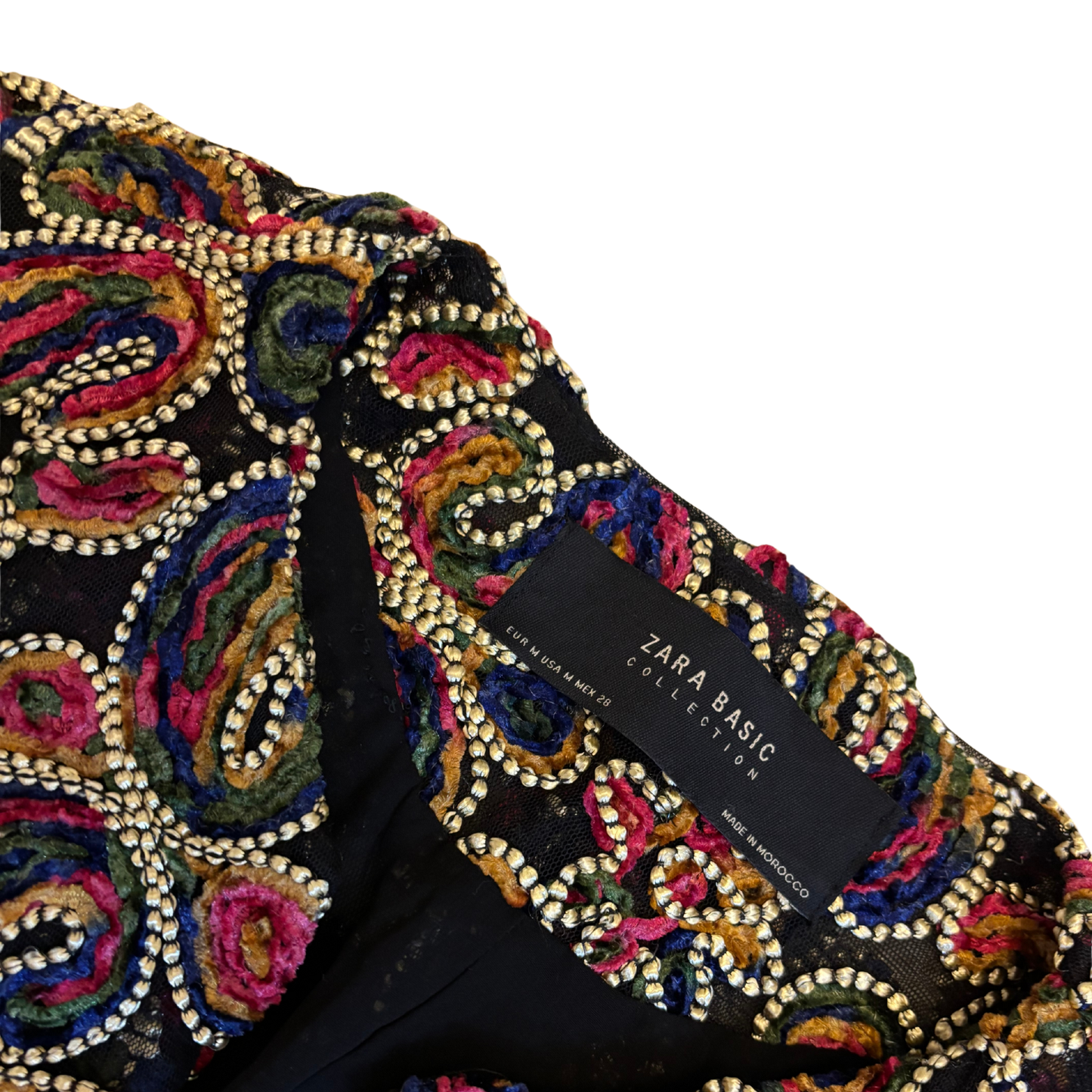 Zara Multi Coloured Abstract Blazer