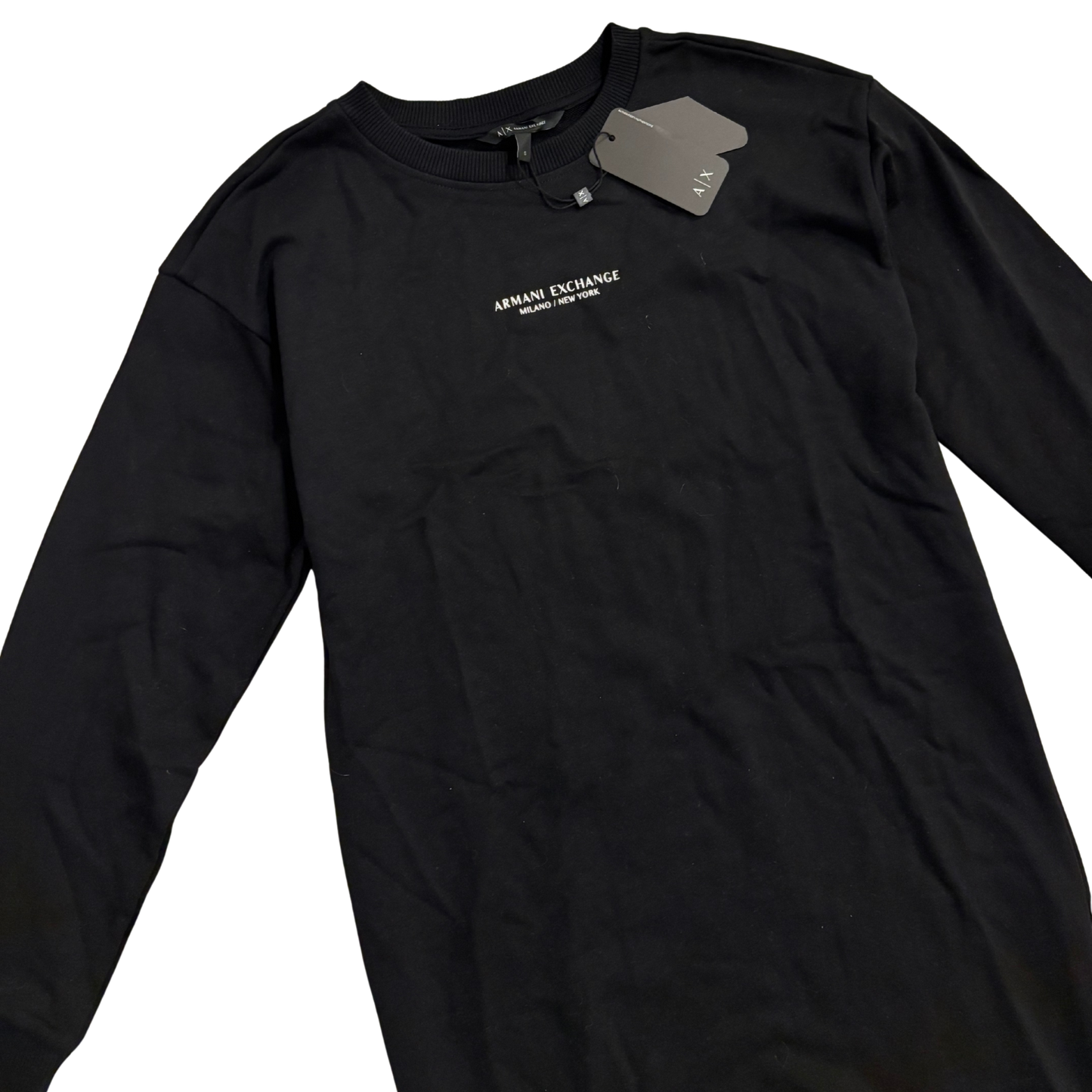 Armani Exchange Black Jumper Dress
