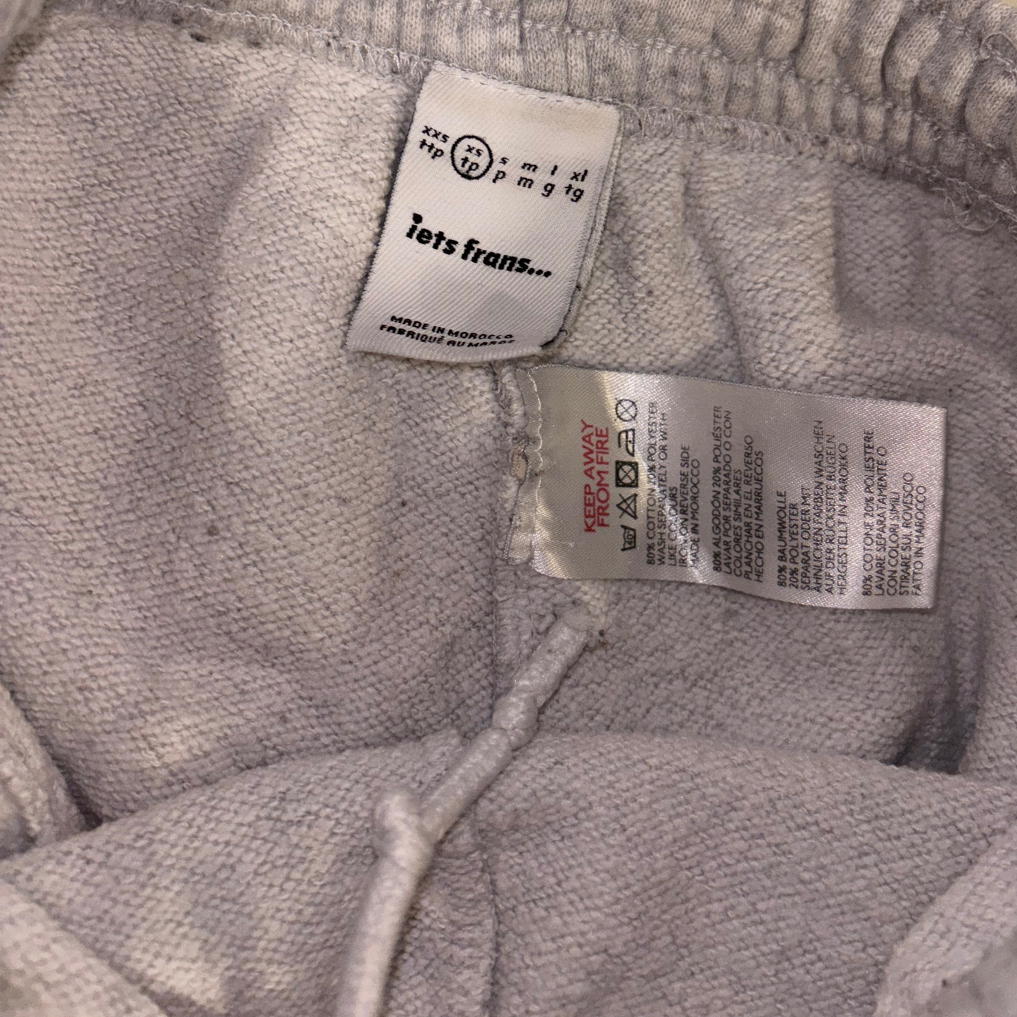 Iets Frans Grey Cuffed Sweat Pants