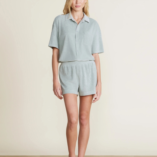Barefoot Dreams Green/Blue Cosy Shorts