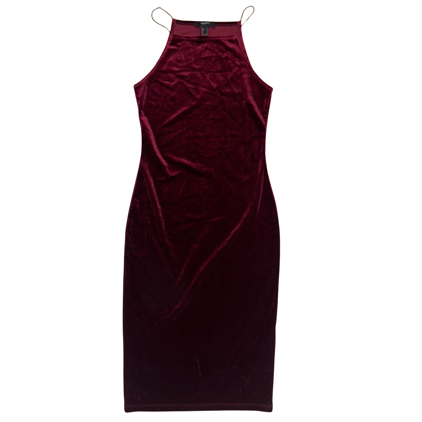 Forever 21 Burgundy Velvet Dress