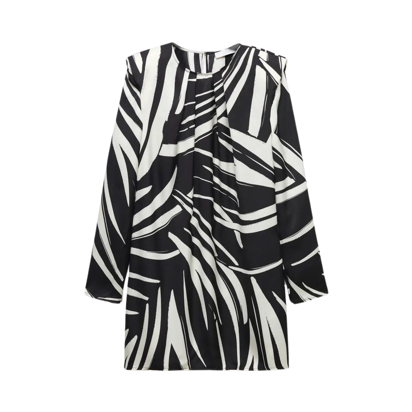 Mango Zebra Print Mini Dress