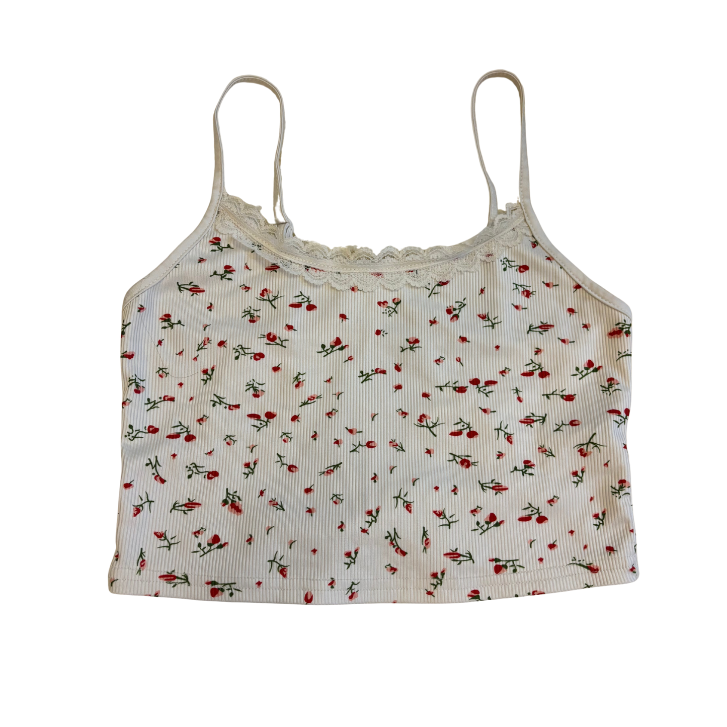 Floral Print Crop Top