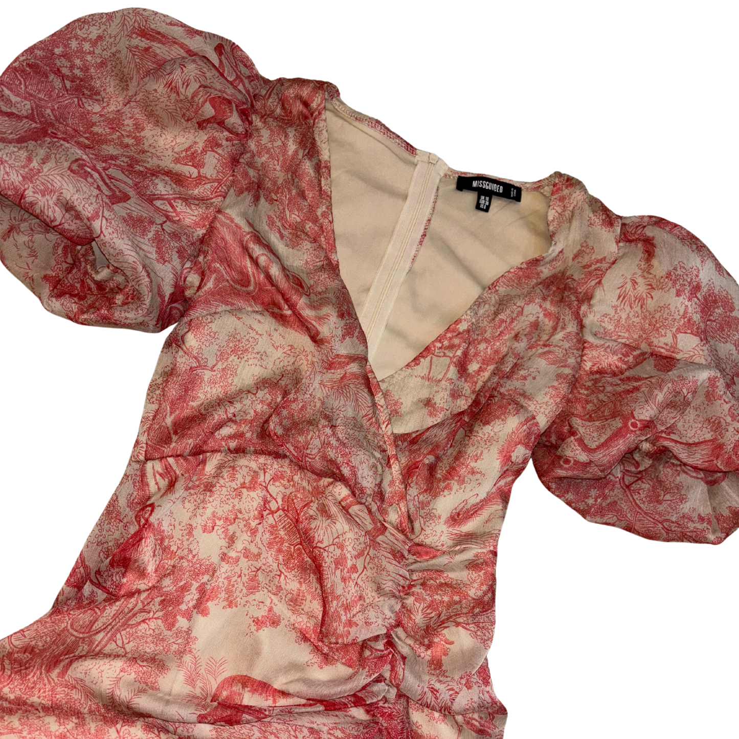 Missguided Short Sleeve Mini Dress