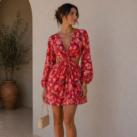 H&M Cut-Out Mini Dress