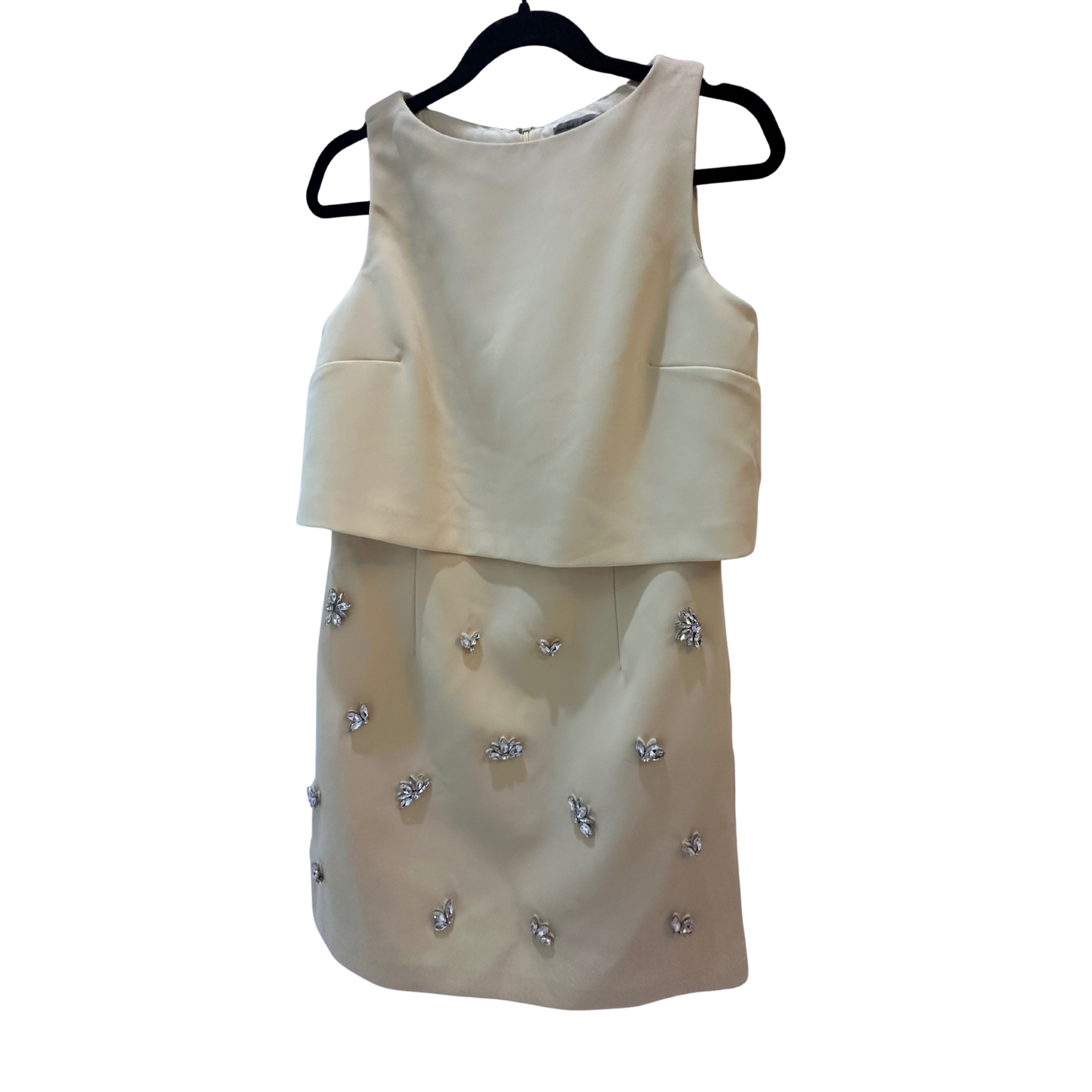 River Island Yellow Embellished Mini Dress