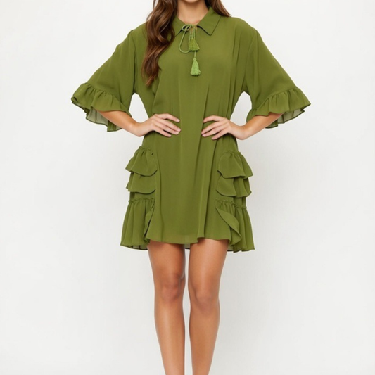 Green Mini Dress