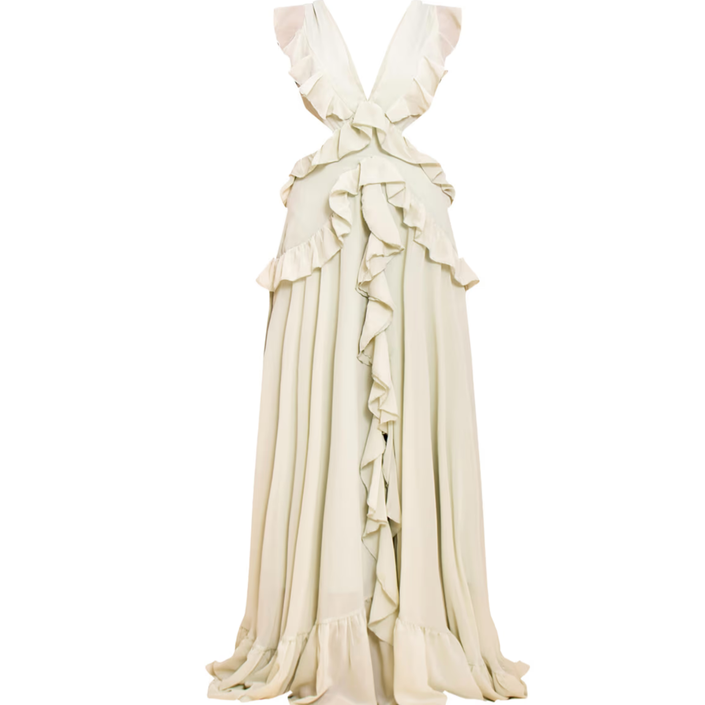 PLT Sage Frill Maxi Dress