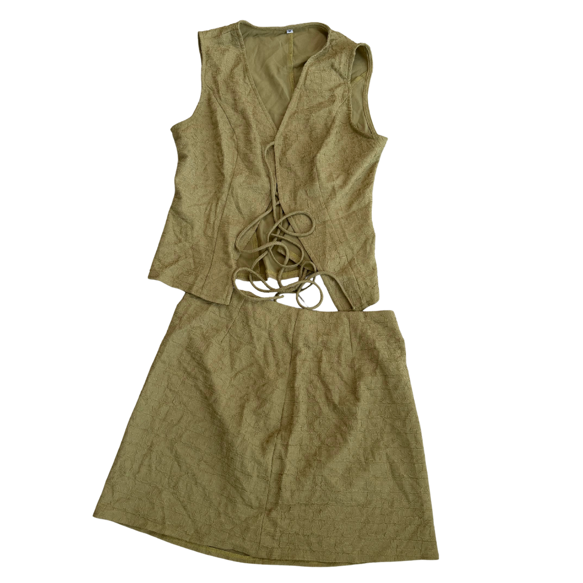 Green Crinkle Co-Ord