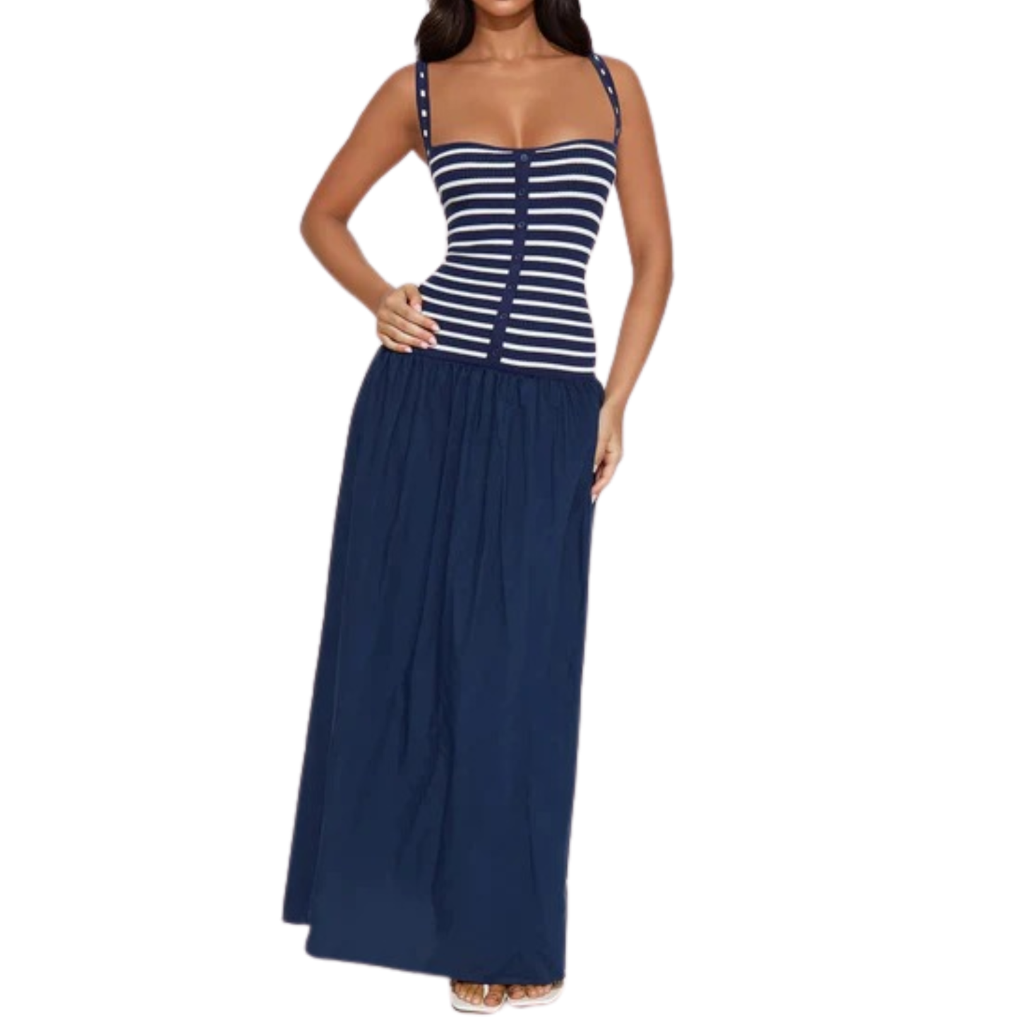 Fashion Nova Cassidy Striped Maxi Dress