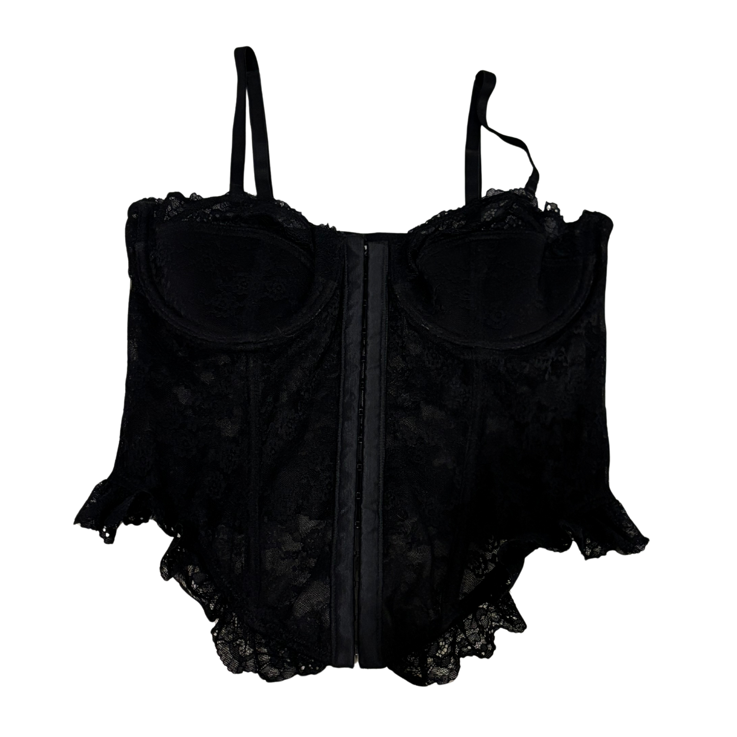 Black Lace Corset Top