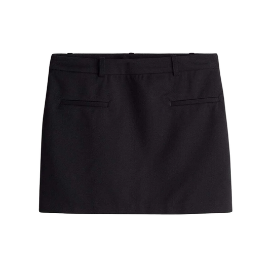 H&M Black Mini Skirt