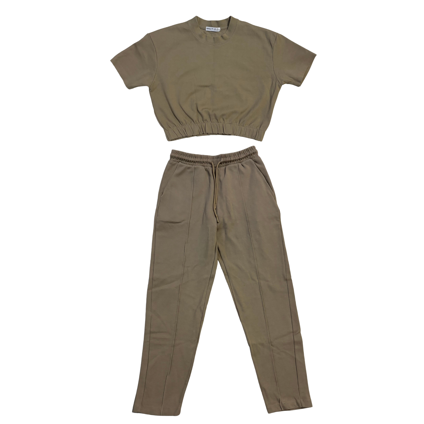 Gentle Park Nude Tracksuit Set