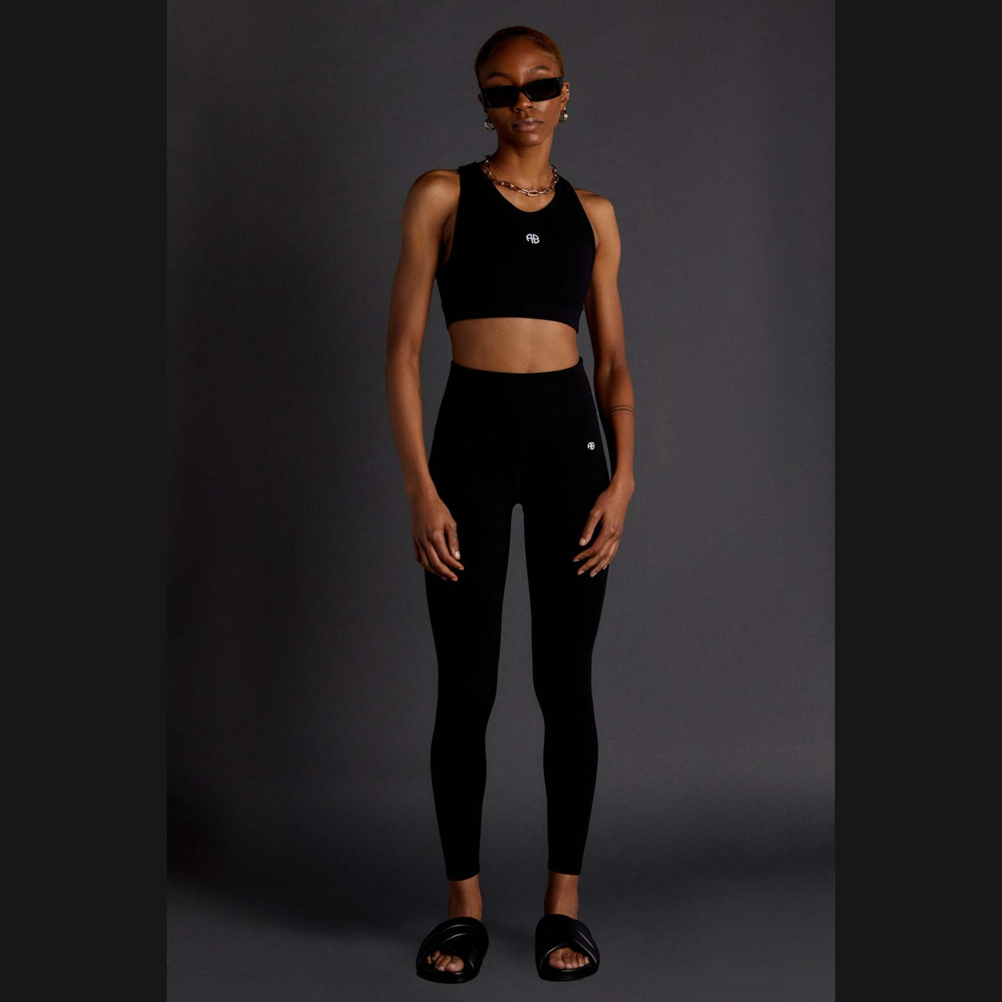 Anine Bing Black Gym Set