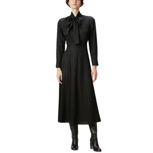 River Island Black Leopard Print Maxi Dress