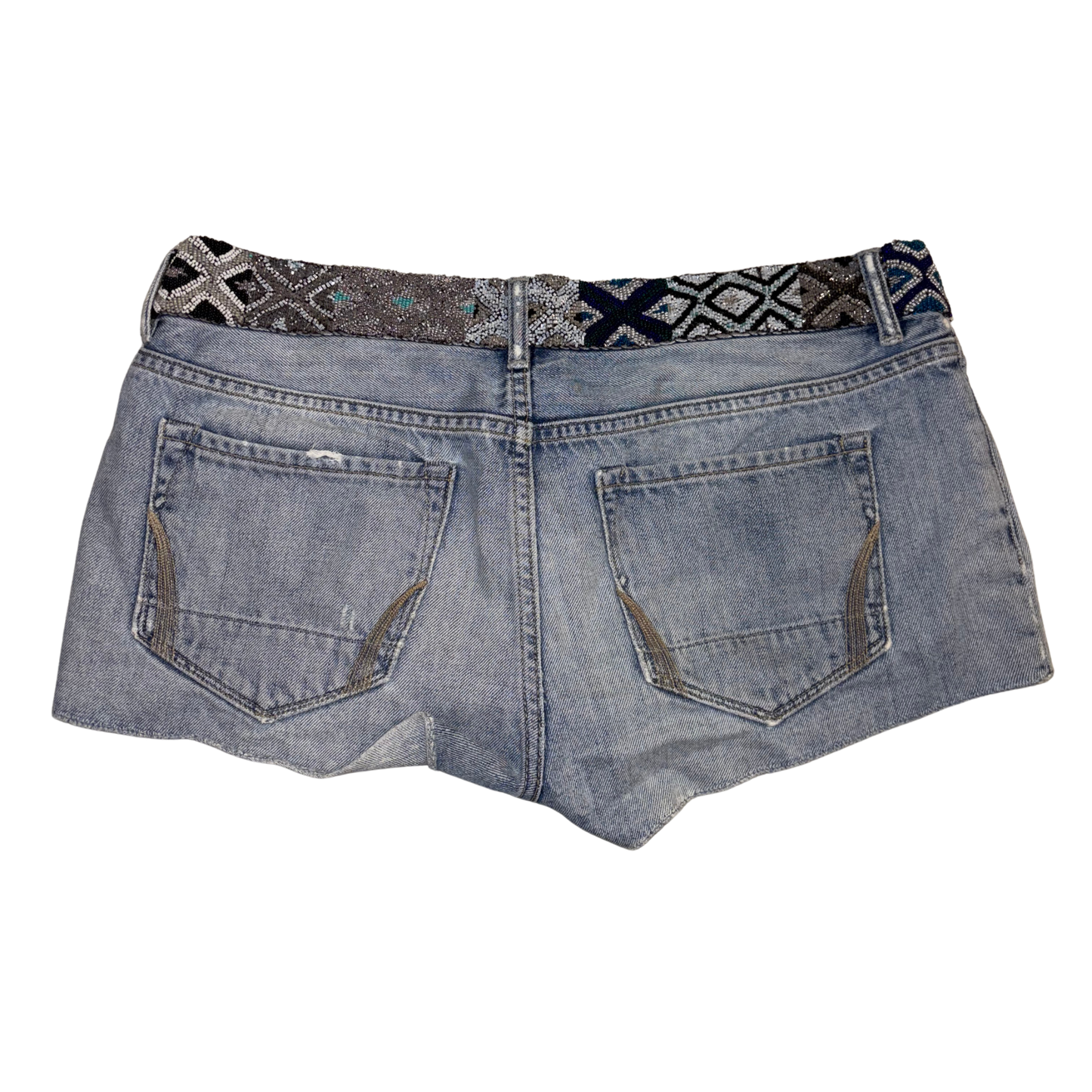All Saints Beaded Mini Shorts