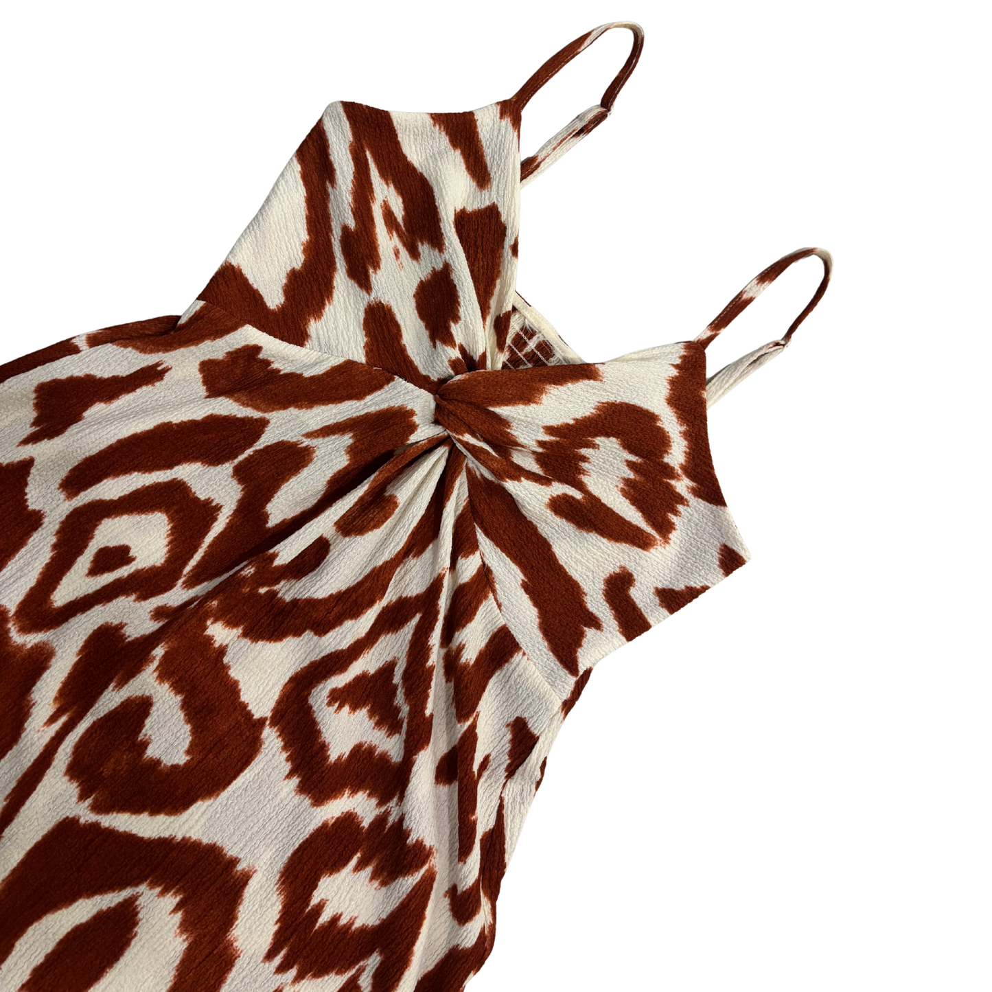 H&M Patterned Knot Front Dress