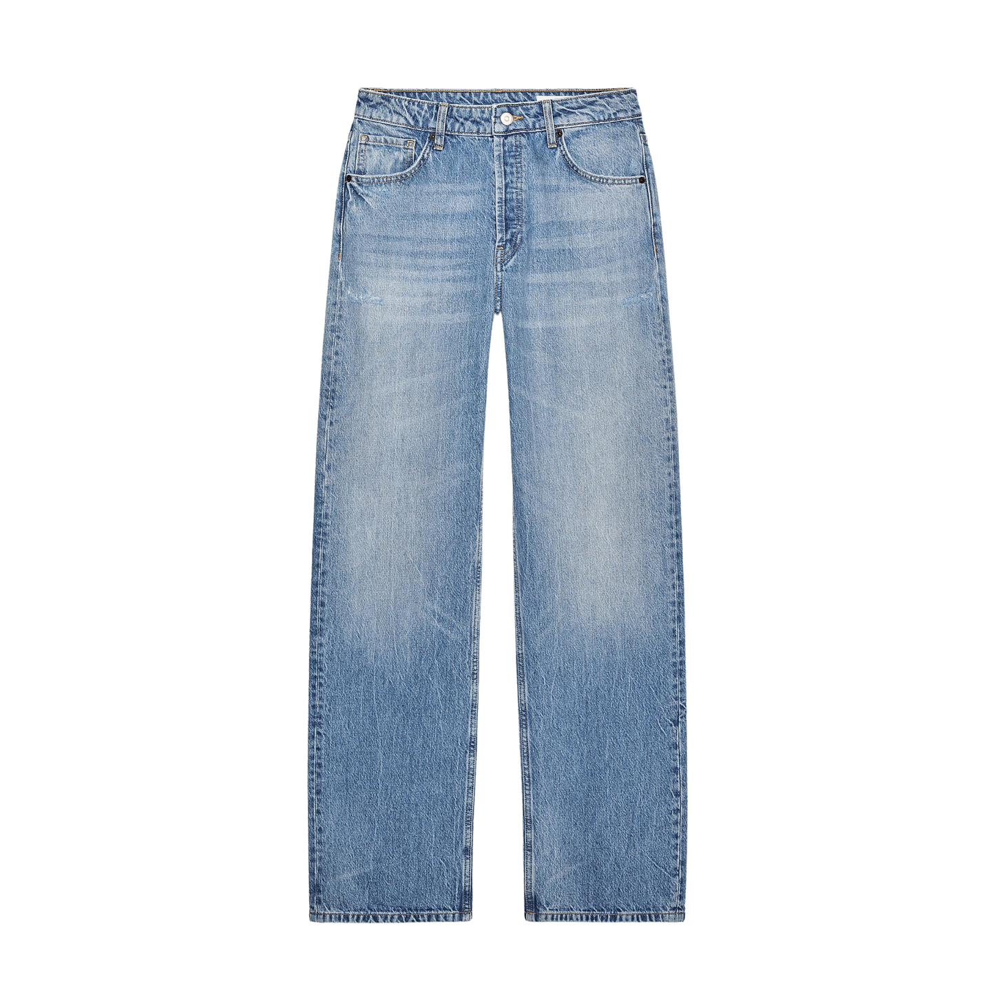 Zara Blue Wide Leg Jeans