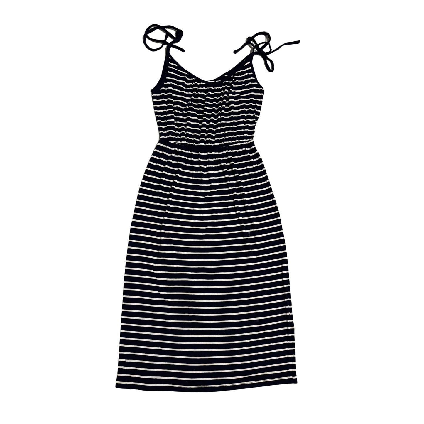 Warehouse Blue Striped Floaty Dress