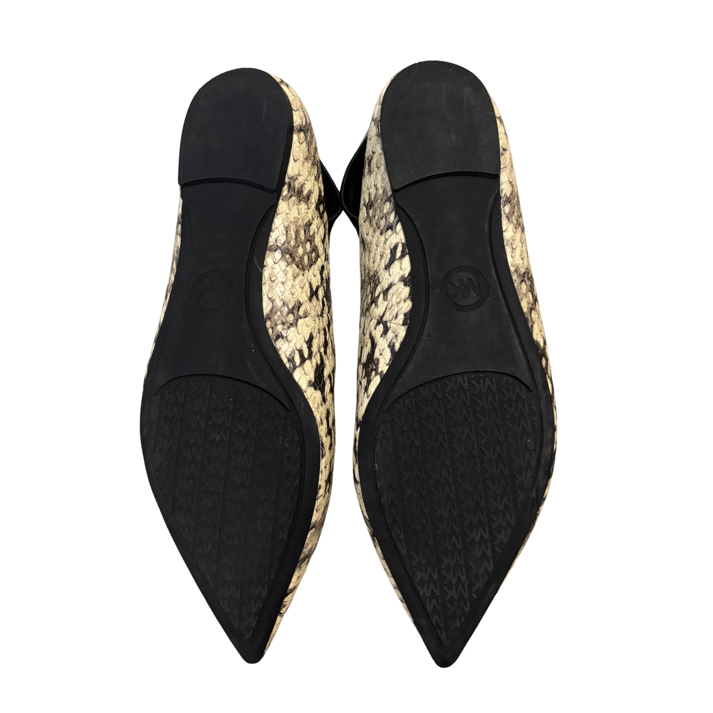 Michael Kors Snake Print Sling Back Flats