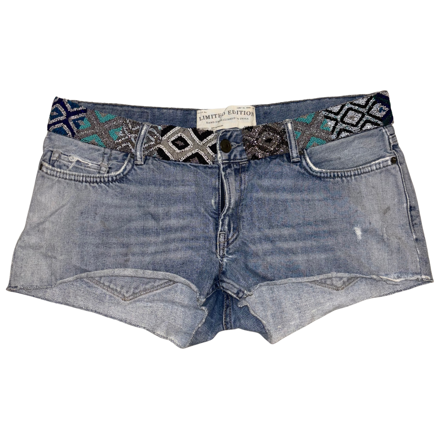 All Saints Beaded Mini Shorts