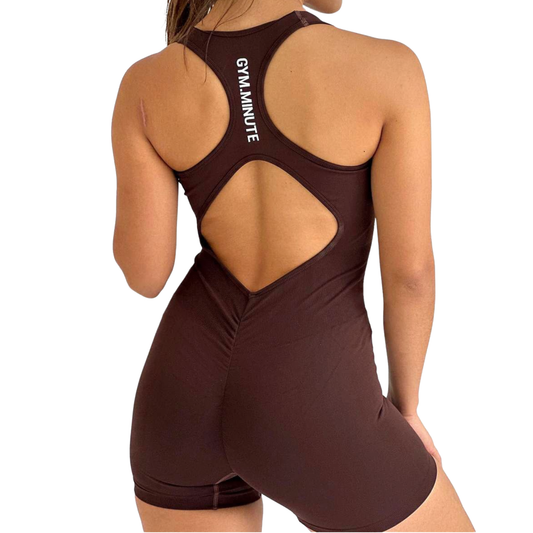Gym.Minute Brown Unitard