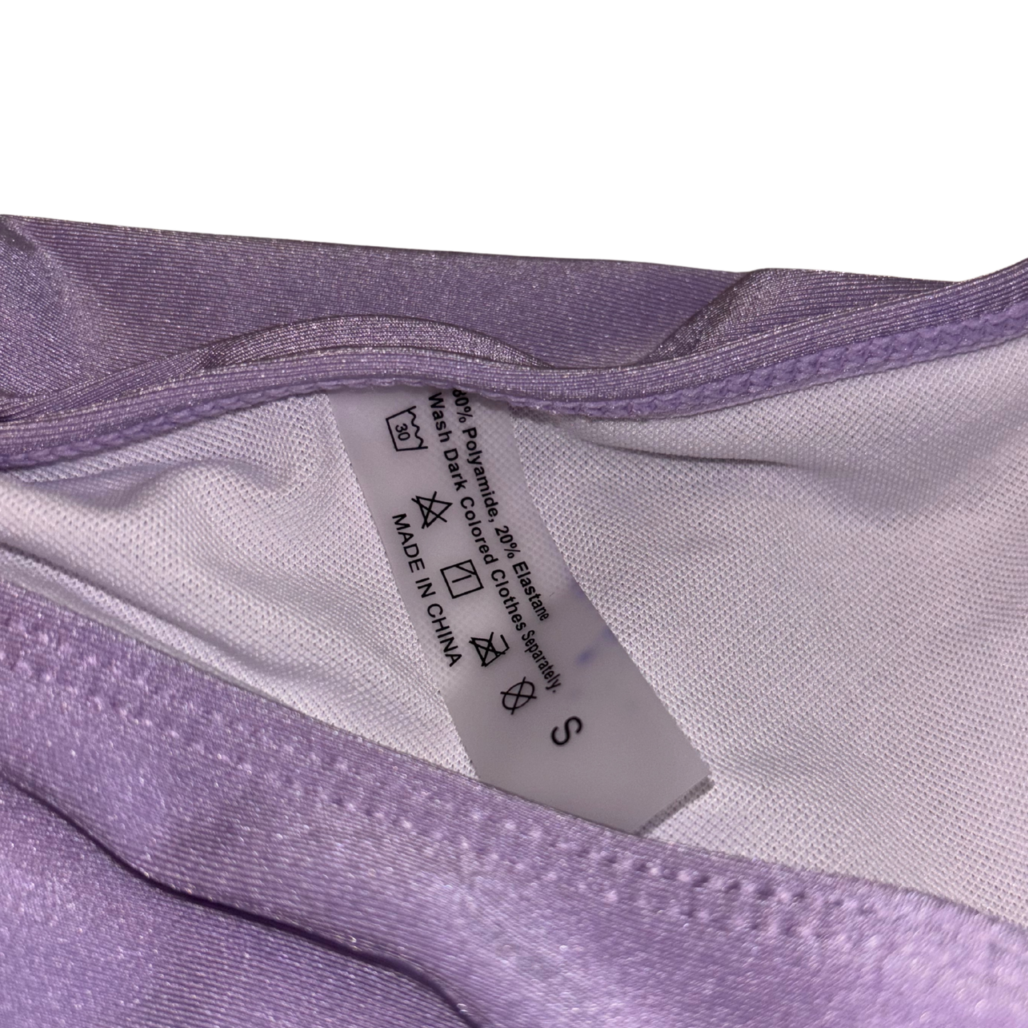 Purple Metallic Cover-Up Skirt