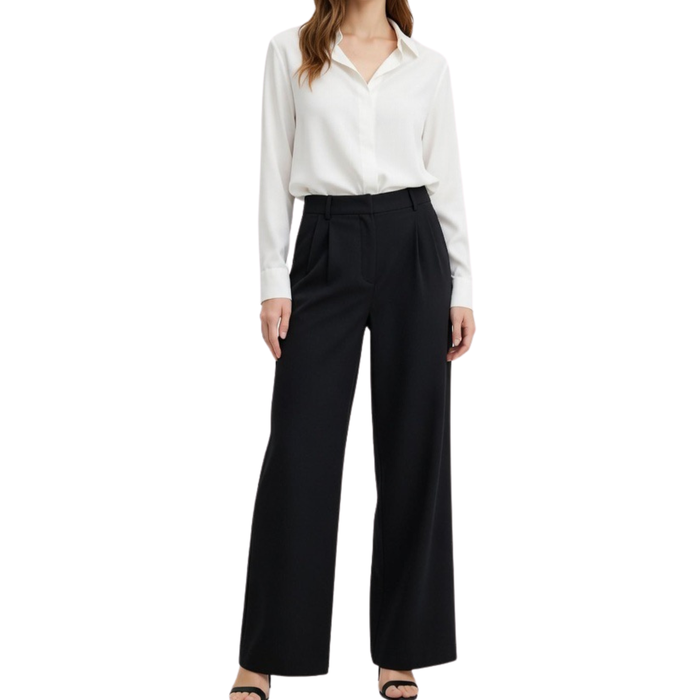 Kiabi Black Wide Leg Trousers