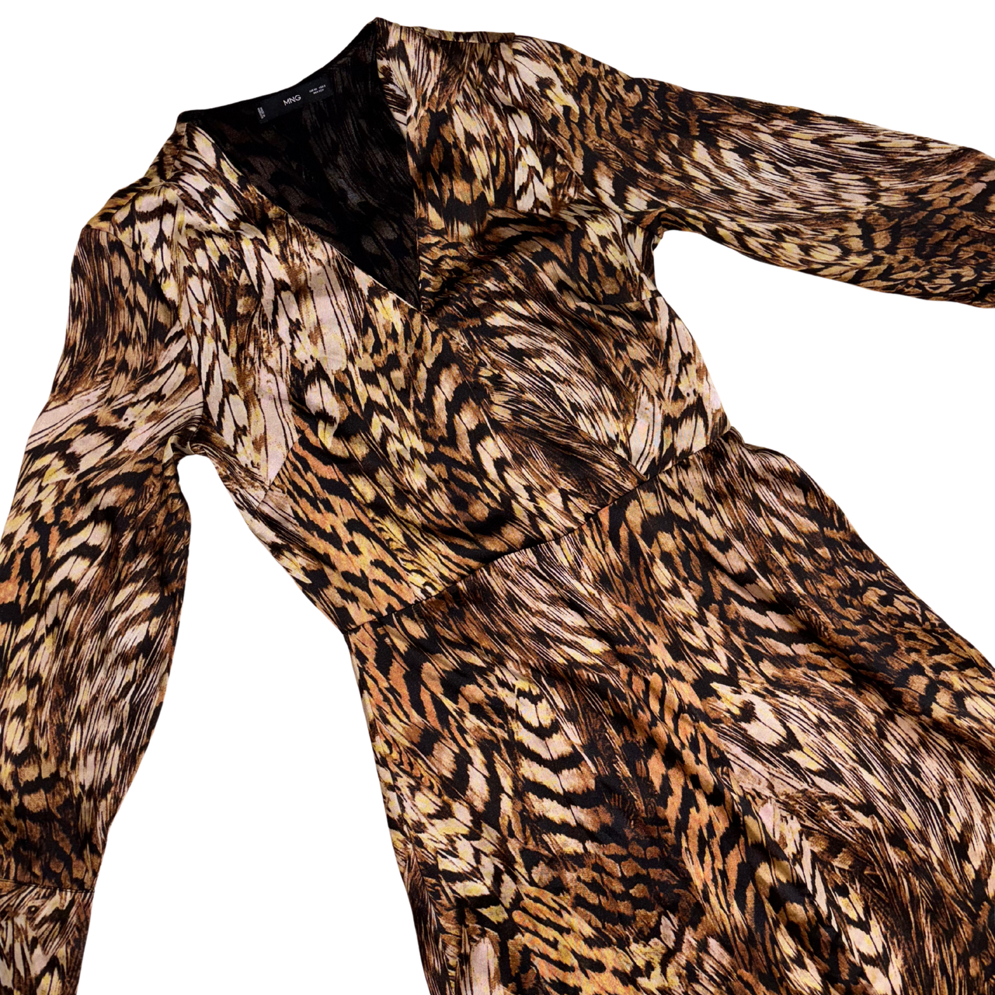 Mango Animal Print Maxi Dress