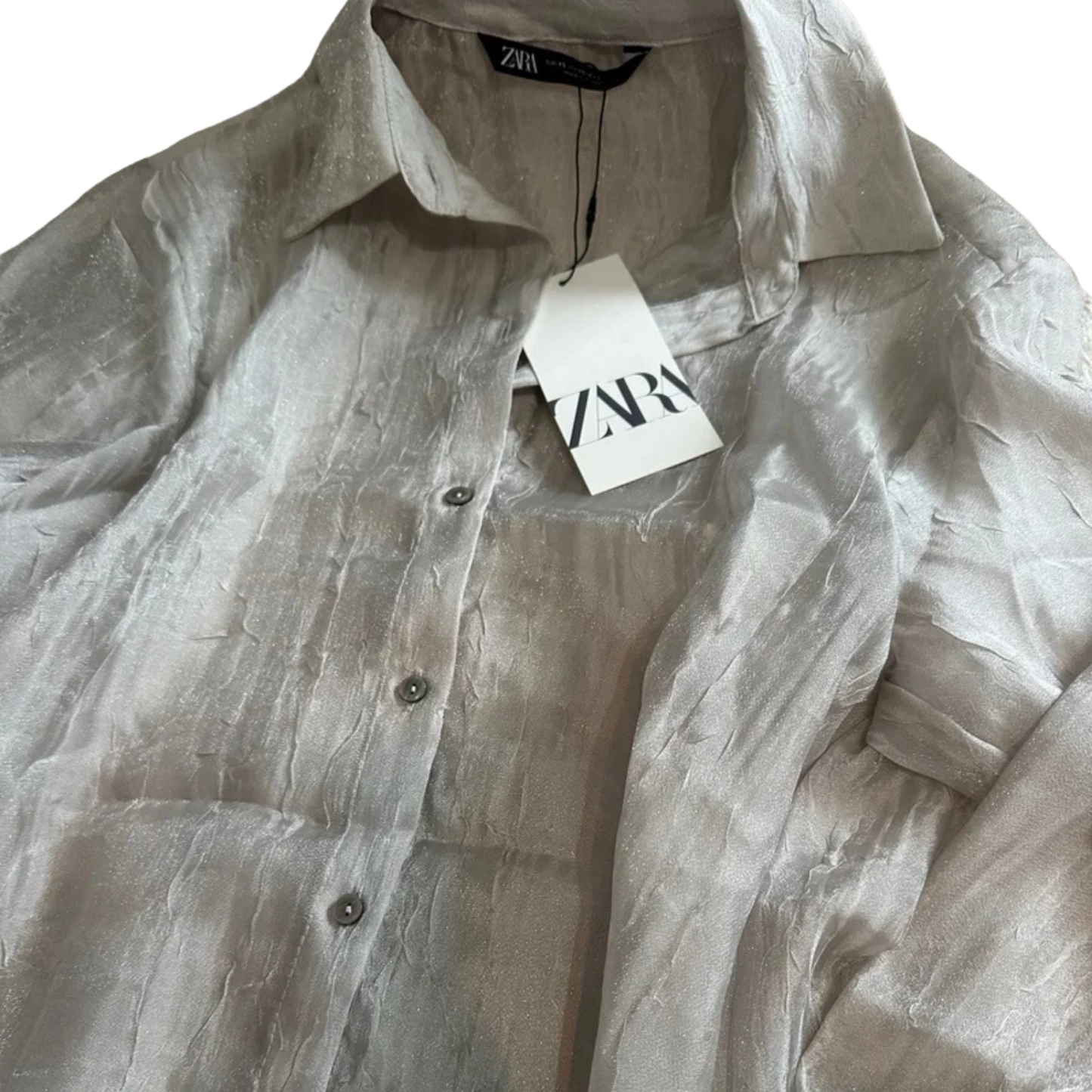 Zara Crease Effect Shirt