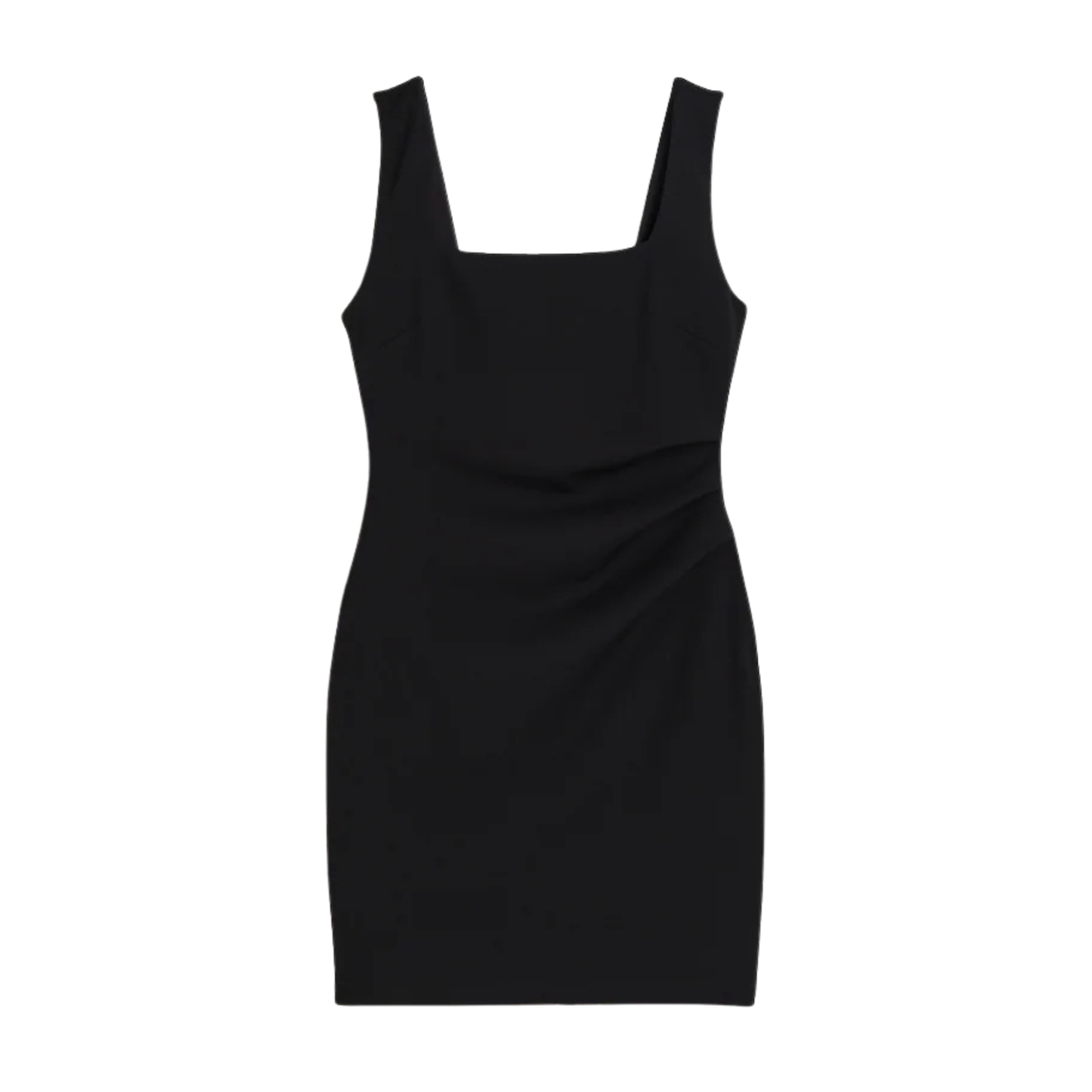 H&M Black Fitted Mini Dress