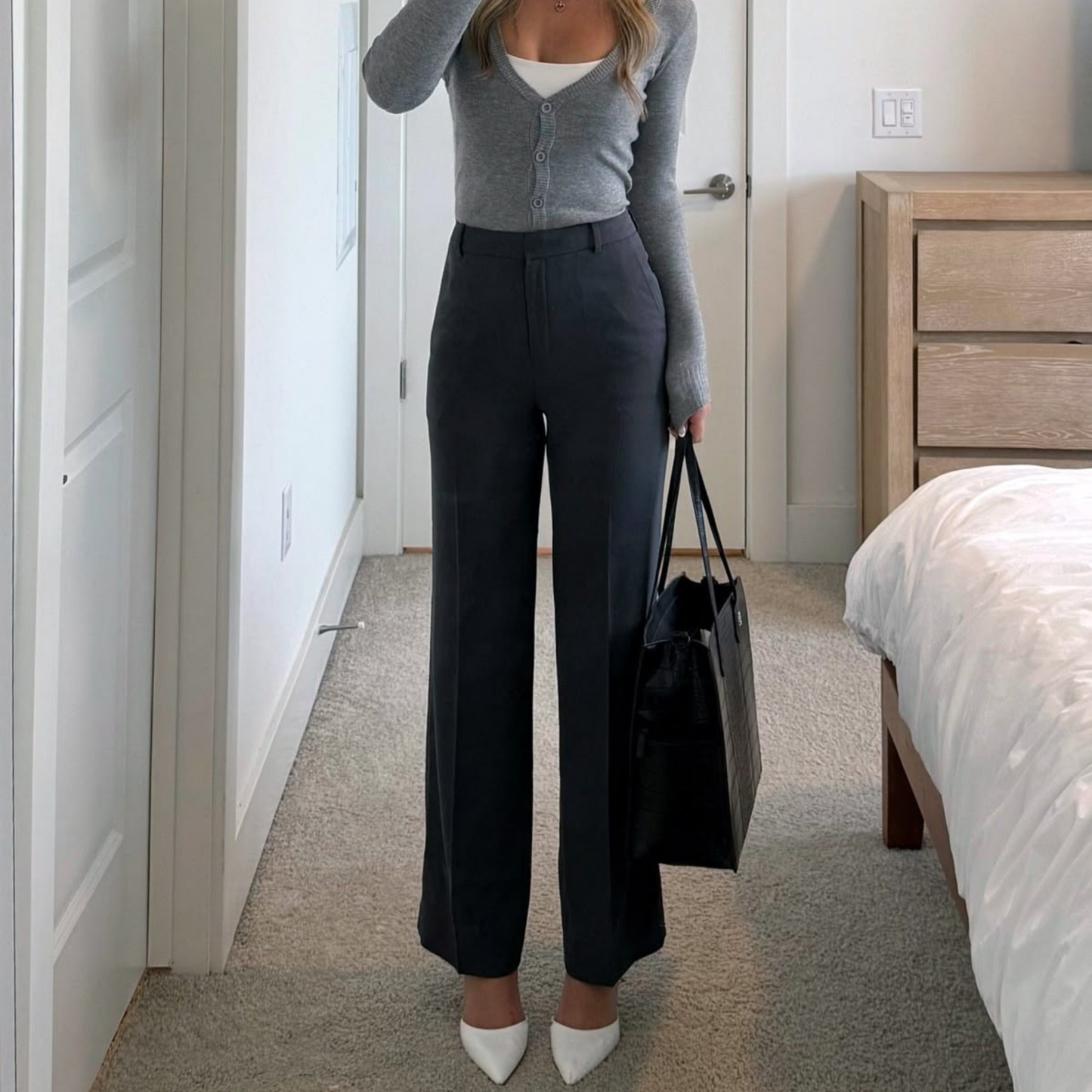 PLT Grey Tailored Trousers