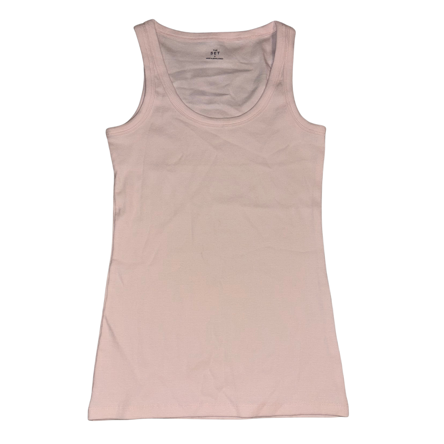 Next Pink Ribbed Tank Top