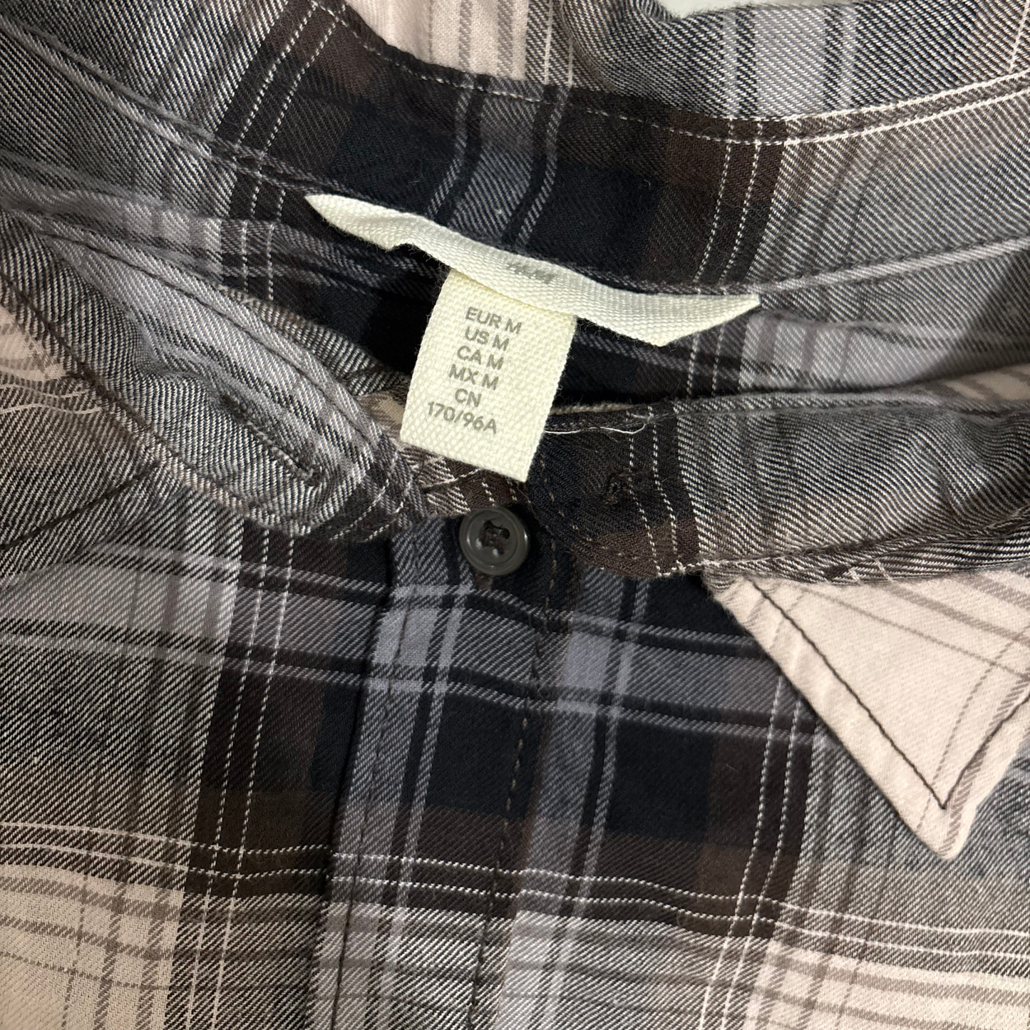 H&M Checkered Button Up Shirt