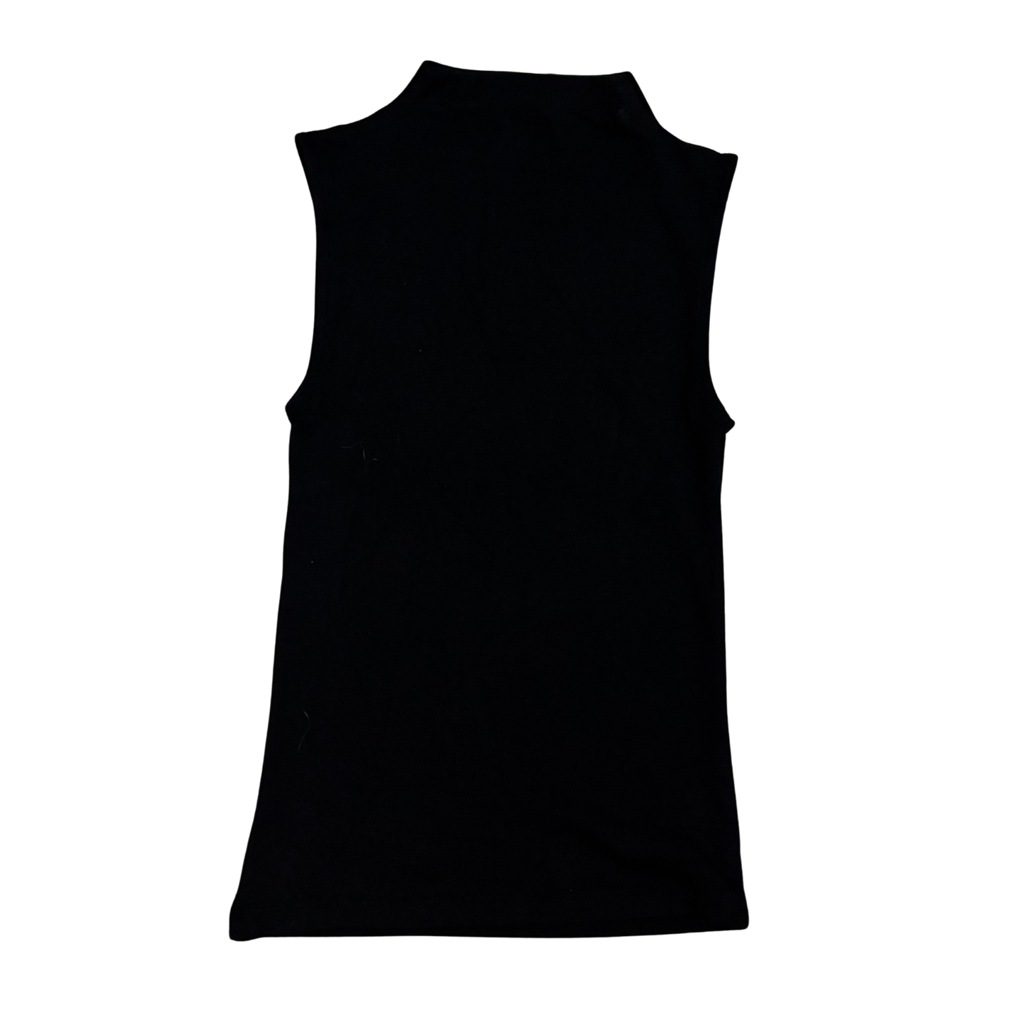 Black High Neck Sleeveless Top