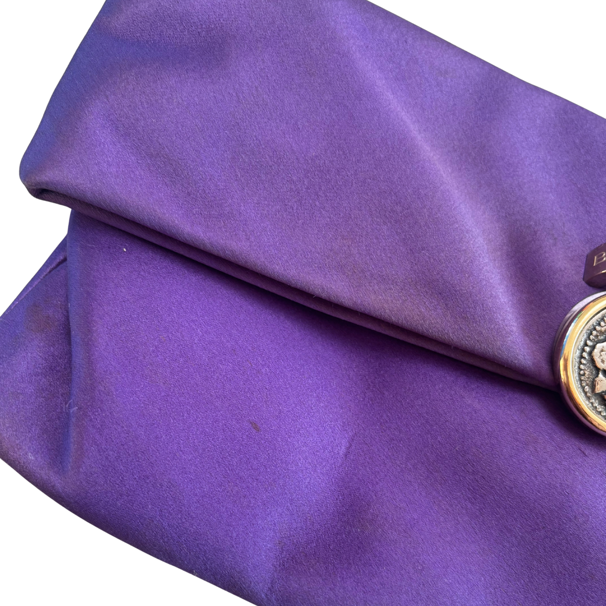 Bvlgari Purple Clutch Bag