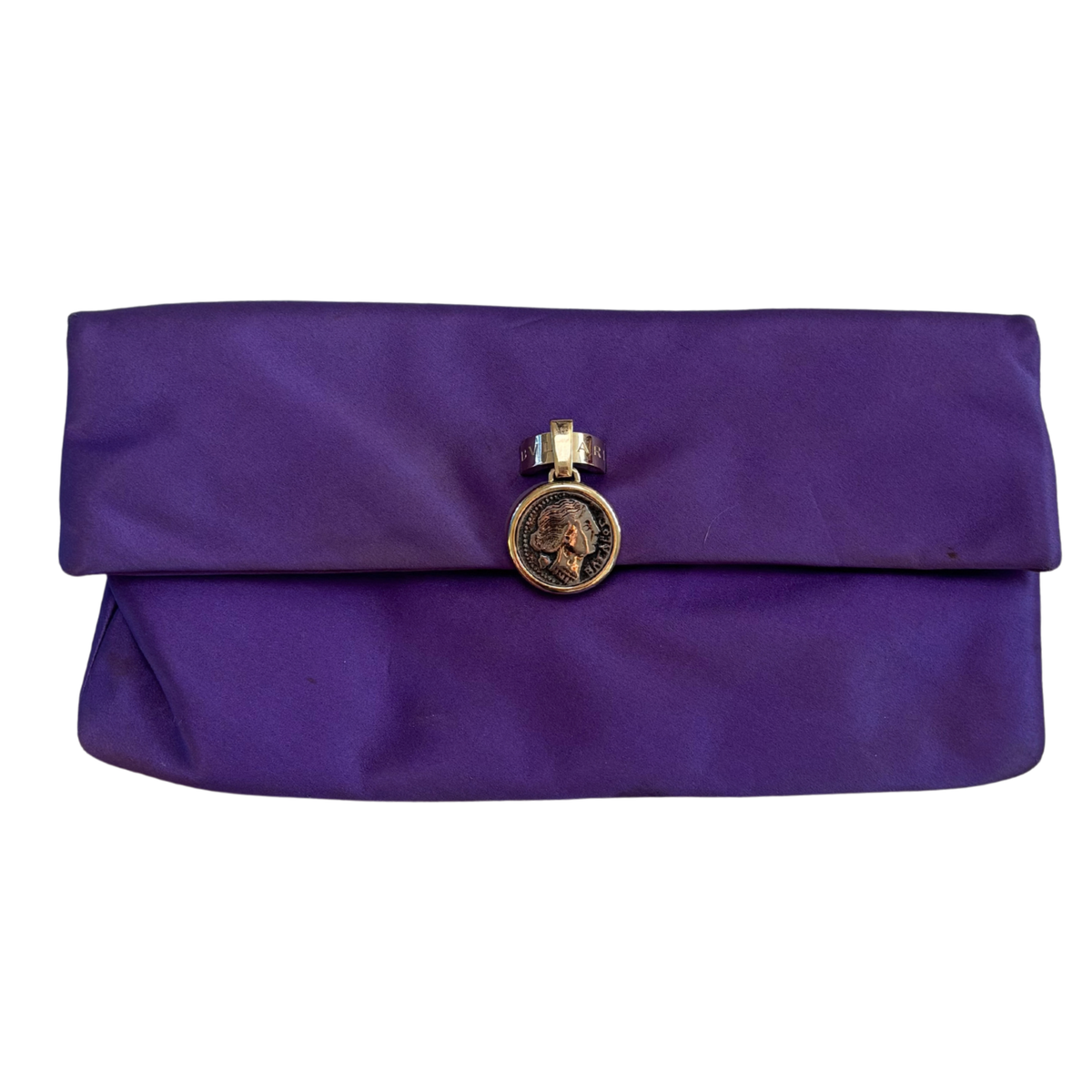 Bvlgari Purple Clutch Bag