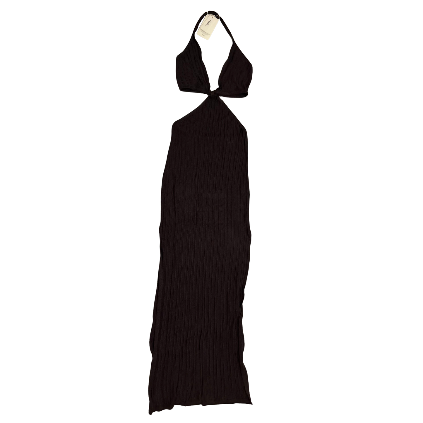 Flook Brown Crochet Maxi Dress