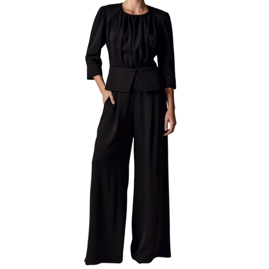 Vero Moda Black Mesh Jumpsuit