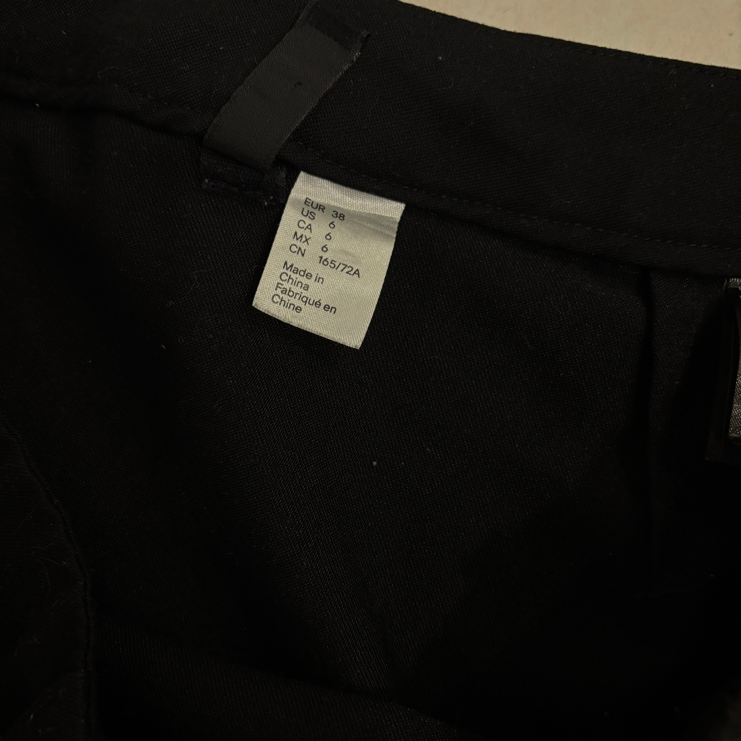 H&M Black Mini Skirt
