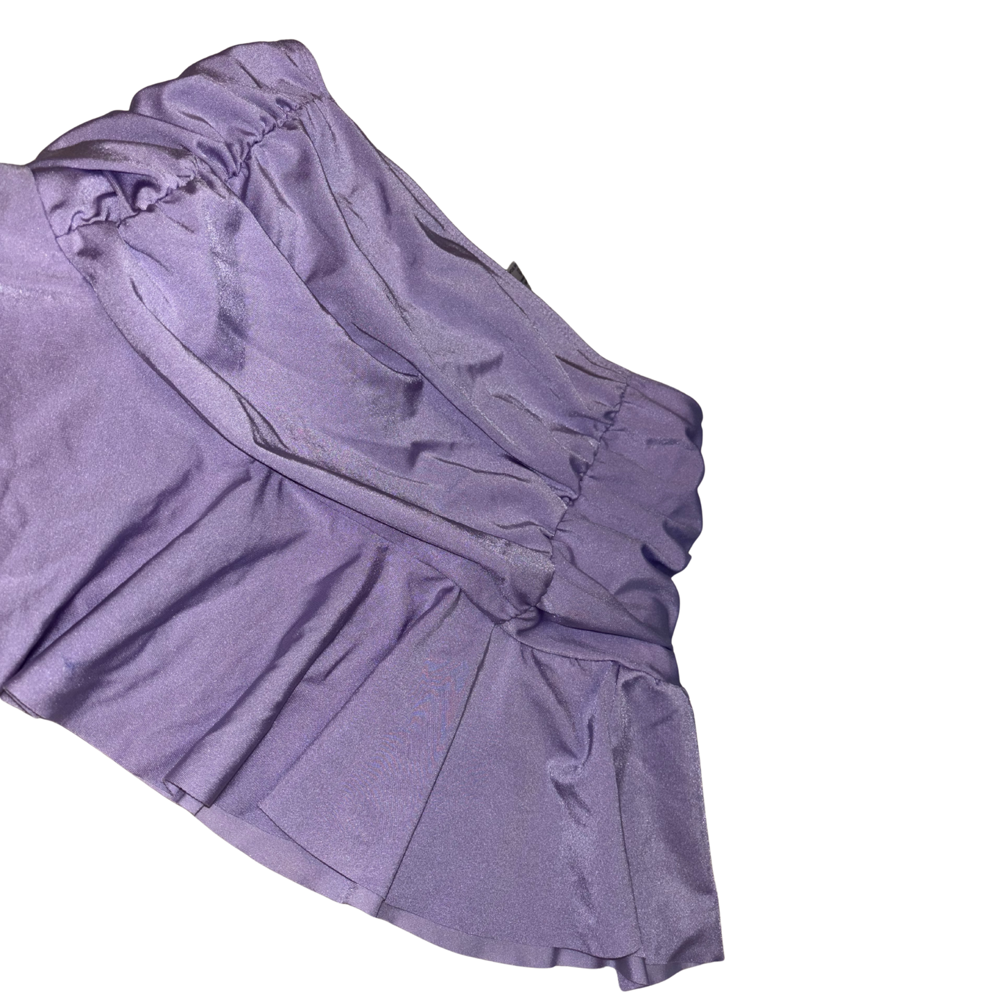 Purple Metallic Cover-Up Skirt