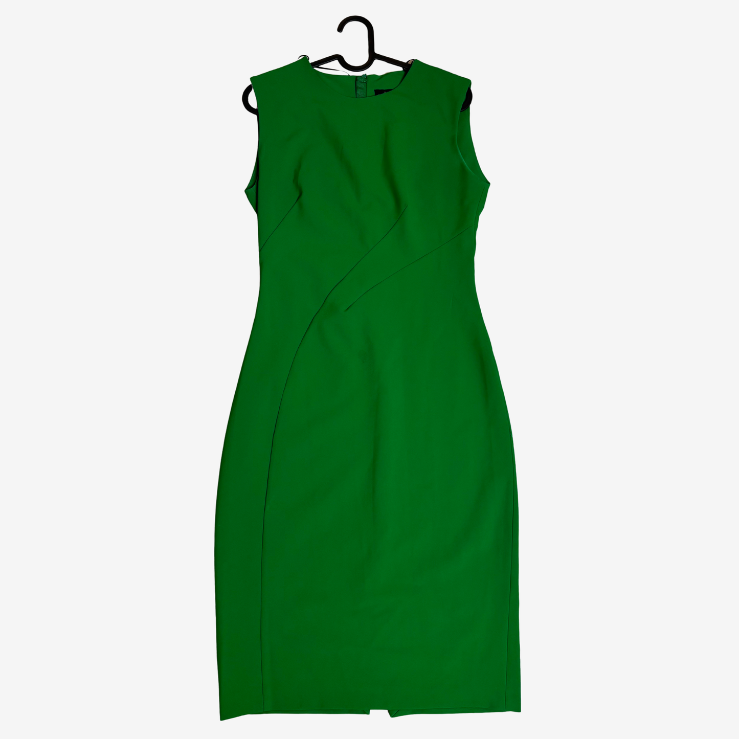 Zara Woman Green Tailored Midi Dress