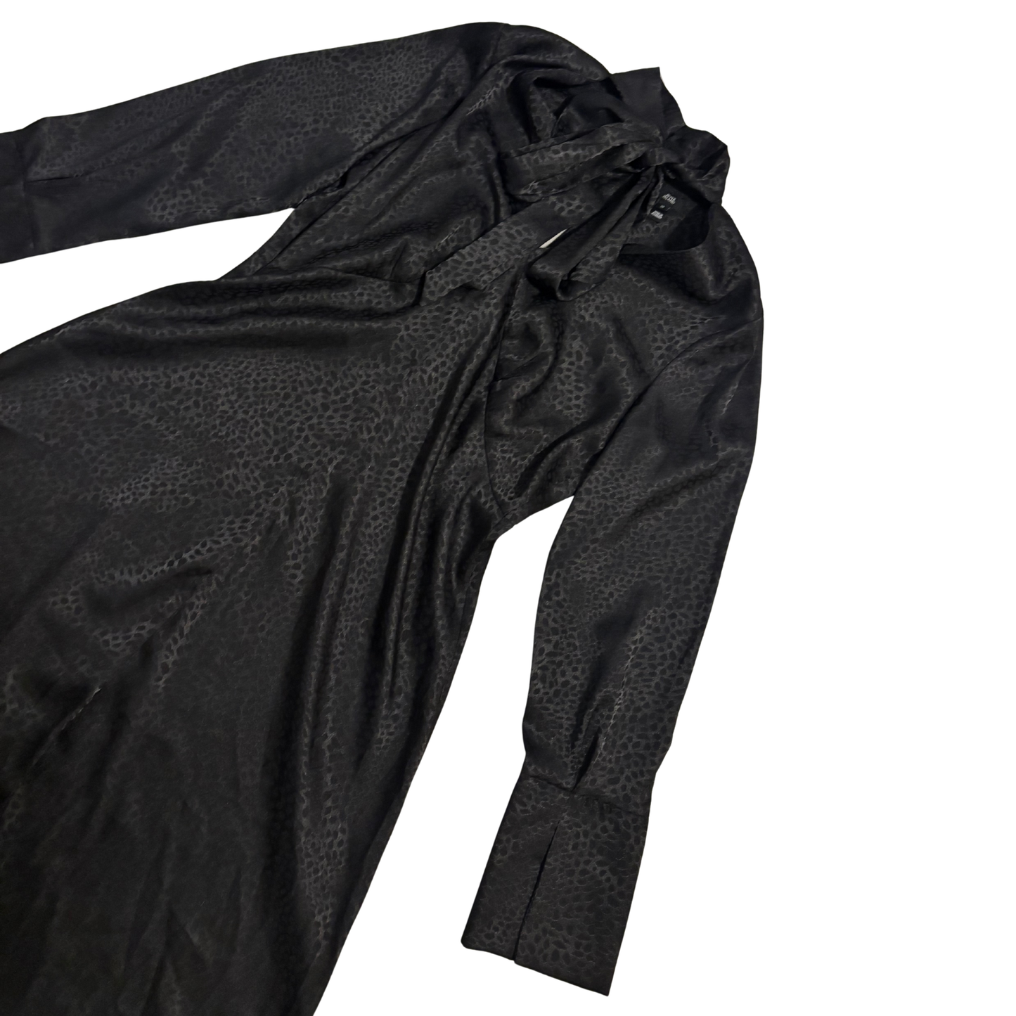 River Island Black Leopard Print Maxi Dress