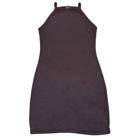 Missguided Chocolate Mini Dress