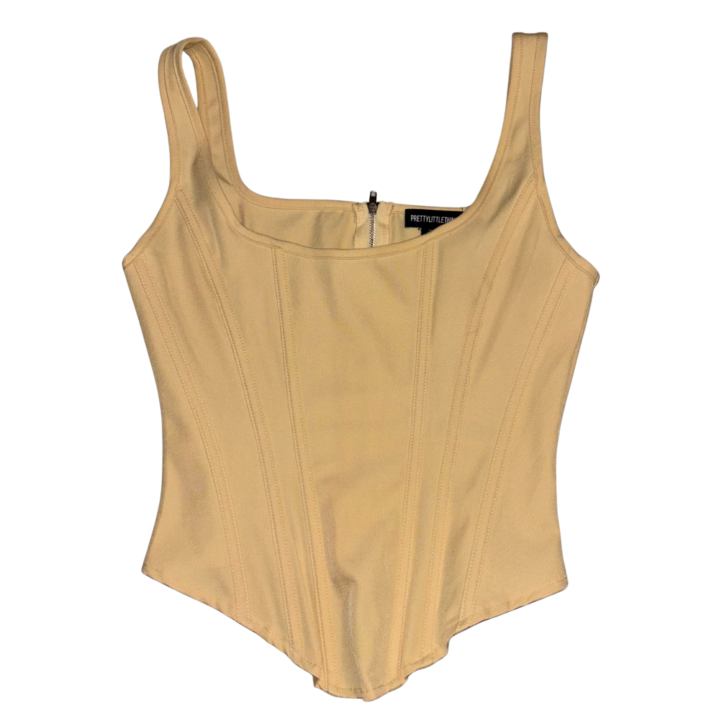 PLT Beige Corset Top